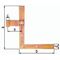 Fensterl.-Winkelb.L.250x200mm B.30mm S.3mm STA galv.gelb verz.L ger.GAH