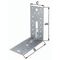 Schwerlast-Winkelverbinder ETA-8/165 150x150x65mm Anz.Löcher1/3/28 S.2,5mm GAH - VPE: 25