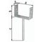 U-Pfostenträger ETA-10/0210 71x100x200x60mm TZN m.Betonanker a.Riffelstahl GAH