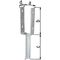 U-Pfostenträger ETA-10/0210 91x200x200x50mm TZN m.Betonanker a.T-Eisen GAH