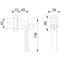 Fenstergriff Hamburg 0700LS/U26 100NM Alu.F9714M schwarz ma 32-42mm abschl.