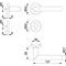 Rosettengrt.Ams.1400/42KV/42KVS Alu.F1 rd.PZ DIN L/R D/D HOPPE