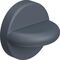 Schlüsselrosette 306.23PBNRKN 92 Ku.92 Schildst.10,5mm Hebel/Stift rd.HEWI