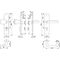 FS-Garnitur Paris FS-E138F/3331/3310 VA F69 D/D TS 42-47mm PZ rd DIN L/R HOPPE