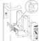 Montagepl.901-/ 991 470 Mont.an GLT Schwenk-Türwächter DIN L/R L175xB110mm GFS