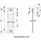 Flachschließbl.S412 silber ktg.Stulp-B.24mm BKS