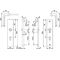 Schutzgarnitur London 113/2221A/2440 Alu.F4 92mm 67-72mm HOPPE