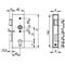 Schlosskasten 141U,blk DIN L/R Maß A40xB60xC173mm Dornm.40mm AMF