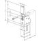Riegelschaltkontakt 878 o. Schließbl. 4 m ASSA ABLOY