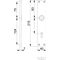 Langschildpaar 202SP F1/ naturf.F1 BB 72mm HOPPE