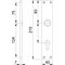 Langschildpaar 202SP F1/ naturf.F1 PZ 72mm HOPPE