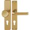 Langschildgarnitur London 54/227/202SP/113 Alu. F4 PZ 72mm DIN L/R HOPPE
