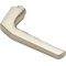 Türdrückerlochteil Frankfurt 117L Alu.F1/naturf.4-KT.8mm DIN L/R HOPPE