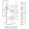 Panik-Einsteckschloss Ser.20 APK Fkt.E rd 24/55/72/9mm DIN re.VA selbstverr.SSF