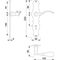 Langschildgarnitur Weimar M112SLN/2007 MS F71 BB 72mm DIN L/R HOPPE