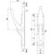 Tortreibriegel PLANO 19mm Schlaufenanzahl 4 LM hell verz.DENI
