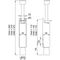 Türfeststeller 1046.02 Alu.silberf.lack.Hubh.120mm Türmontage KWS