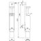 Türfeststeller 1081.02 Alu.silberf.lack.Hubh.30mm Türmontage KWS
