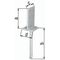 T-Pfostenträger 130x200x80x80mm STA roh TZN GAH