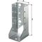 Balkenschuh Typ B 80/120 2mm ETA-08/0171 STA sdmverz.GAH - VPE: 50