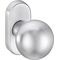 Profiltürknopf 2033/5010 Material VA EST 4-KT.8mm fest/drehbar EDI