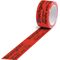 Warnklebeband PP Bruchgefahr L.66 m,B.50mm rot Rl.TRANSPAK