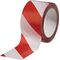 Warnmarkierungsband PVC rot/weiß L.66m B.60mm Rl.