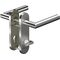 Kurzschildgarnitur CORE 8906 8 mm/7051K WC 78MM Alu.F1 WC rd Drückergrt.OGRO