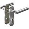 Kurzschildgarnitur CORE 8906 8 mm/7051K WC 78MM VA ER WC rd Drückergrt.OGRO