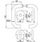 FS-Garnitur Basic 2 VA 62 D/K TS 40-58mm PZ rd DIN L/R HERMAT