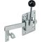 Gartentorfalle Typ 1 H100xB80xS2mm blau verz.re./links,m.Klinkhaken VORMANN