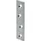 Verbindungsblech L.170mm B.30mm S.3mm STA blau verz.VORMANN - VPE: 50