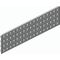 Stahl-Lochplatte Material STA weiß L.800mm B.200mm Element-System