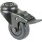 Lenkrolle m.Festst.D.50mm Trgf.50kg m.Festst.Gum.schwarz BS ROLLEN