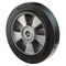 Ersatzrad D.100mm Trgf.150kg Gum.schwarz Achs-D.15mm Nabenl.40mm BS ROLLEN