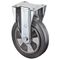 Schwerlast-Bockrolle D.125mm Trgf.200kg Gum.105mm 85mm BS ROLLEN