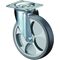 Lenkrolle D.125mm Trgf.120kg thermopl.Ku.Platte L104xB80mm BS ROLLEN