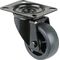 Lenkrolle D.80mm Trgf.100kg Ku.Platte L104xB80mm BS ROLLEN