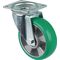 Lenkrolle D.160mm Trgf.600kg Lenkrollen PU Platte L138xB109mm Farbe Rl.grün