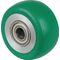 Ersatzrad D.160mm Trgf.600kg PU grün Achs-D.20mm Nabenl.60mm BS ROLLEN