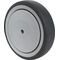 Ersatzrad D.80mm Trgf.80kg Gum.grau Achs-D.8mm Nabenl.36mm PROMAT