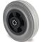 Ersatzrad D.80mm Trgf.70kg VG grau Achs-D.8mm Nabenl.40mm PROMAT