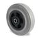 Ersatzrad D.100mm Trgf.75kg VG grau Achs-D.8mm Nabenl.40mm PROMAT