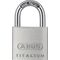 Zylindervorhangschloss 64TI/30 Schlosskörper-B.30mm Titalium versch.-schl.ABUS