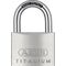 Zylindervorhangschloss 64TI/60 Schlosskörper-B.60mm Titalium versch.-schl.ABUS