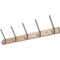 Wandgarderobe Holzprofil Buche 9 Hut-/9 Mantelh.L.1300mm Hakenabstand 150mm