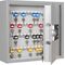 Schlüsselschrank SLE 80 H430xB460xT130mm 1-türig Elektronikschloss Anz.Hak.80