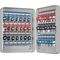 Schlüsselbox SK 49 H300xB240xT80mm grau Stahlbl.Anz.Hak.49 FORMAT