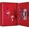 Schlüsselbox NS 2 PHZ H150xB120xT34mm karminrot Stahlbl.Anz.Hak.2 FORMAT