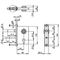 Gittertorschloss 107 Dornm.50mm verz.AMF